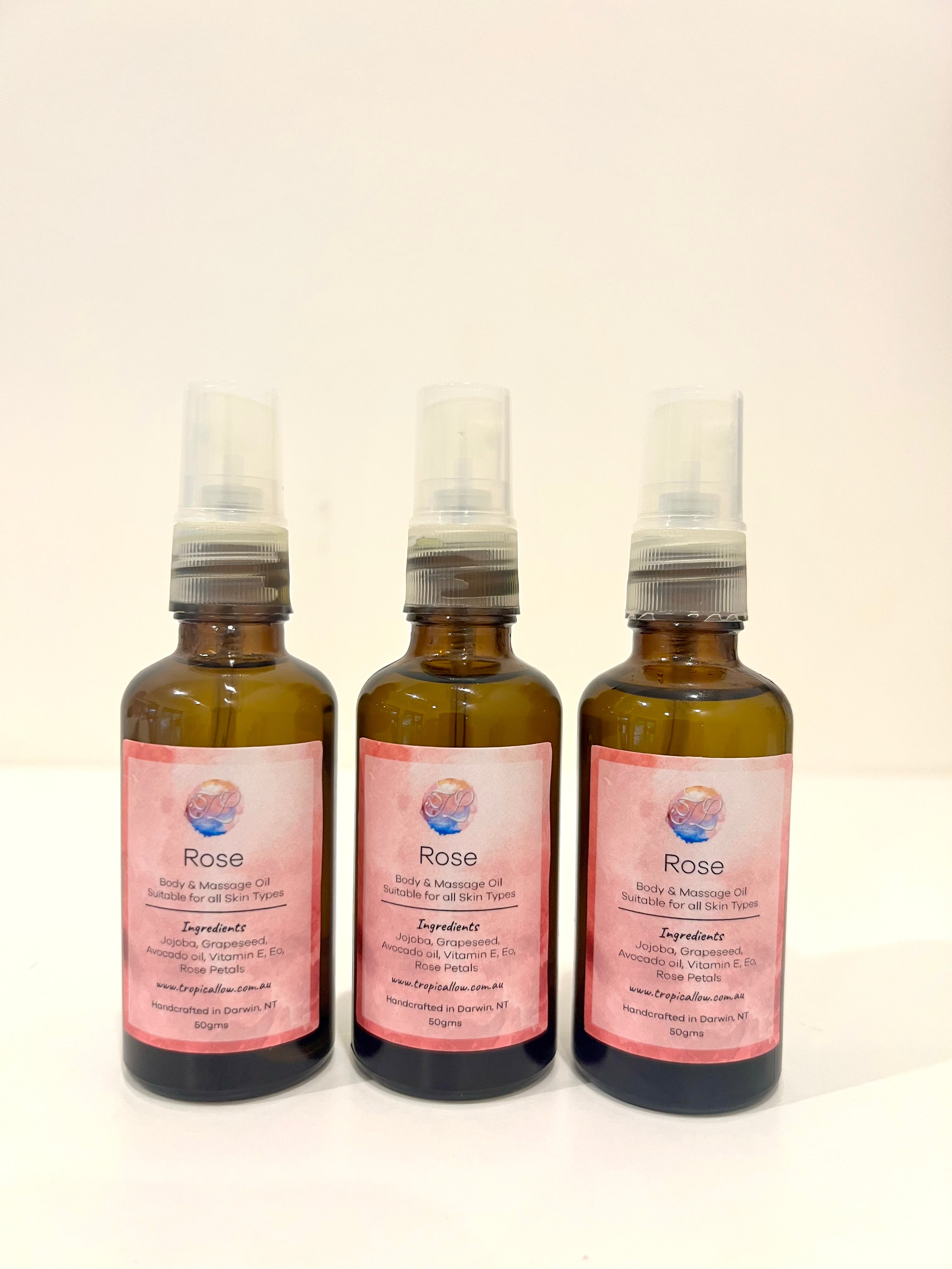 Rose Geranium Infused Body Oil